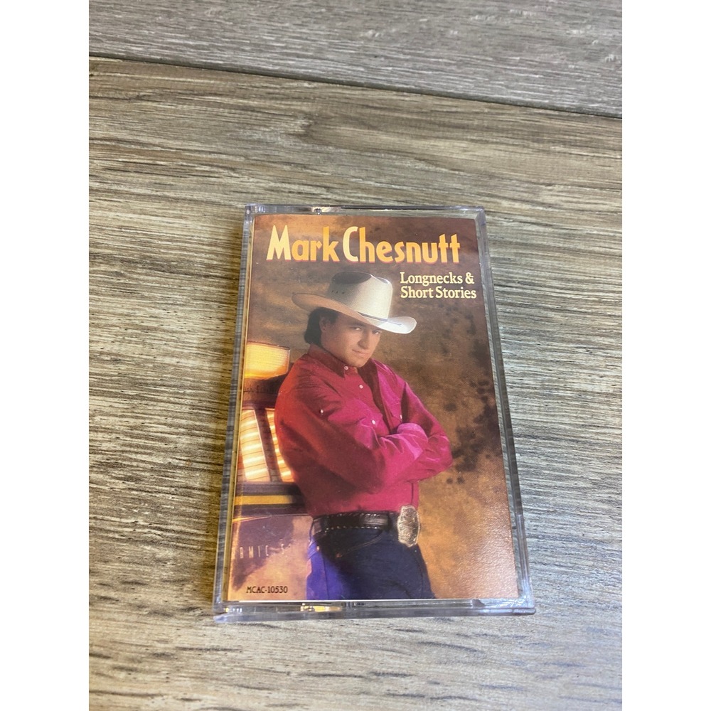 Mark‎ Chesnutt Longnecks & Short Stories Cassette Tape 1992 MCA  Country